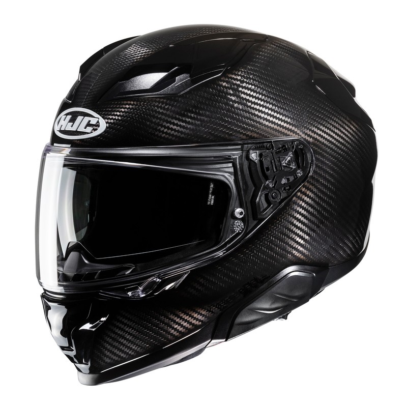 KASK MOTOCYKLOWY HJC F71 SOLID CARBON BLACK M