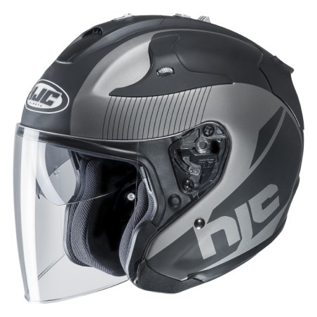 KASK MOTOCYKLOWY HJC FG-JET ACADIA BLACK GREY S