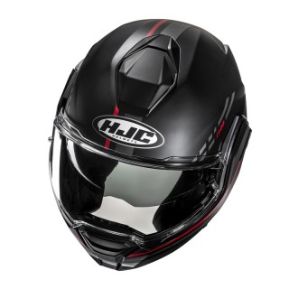 KASK MOTOCYKLOWY HJC I100 SYSMA BLACK RED L