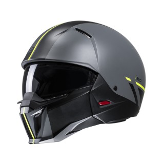 KASK MOTOCYKLOWY HJC I20 BATOL GREY YELLOW S