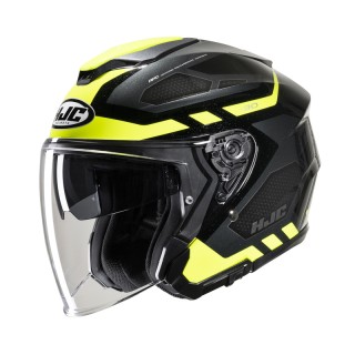 KASK MOTOCYKLOWY HJC I30 ATON BLACK YELLOW S