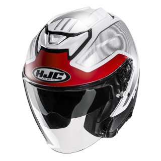 KASK MOTOCYKLOWY HJC I31 TEVIS GREY RED M