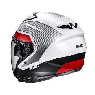 KASK MOTOCYKLOWY HJC I31 TEVIS GREY RED M
