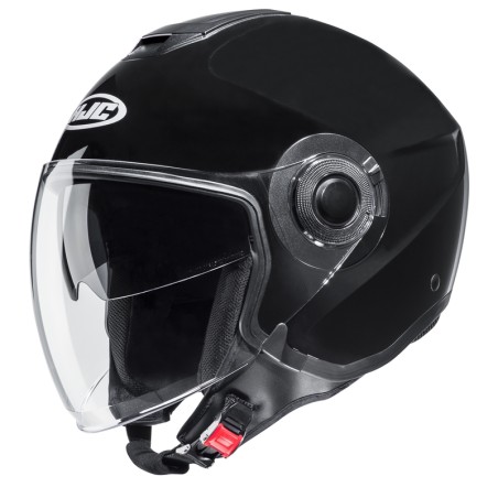 KASK MOTOCYKLOWY HJC I40N SOLID METAL BLACK XL