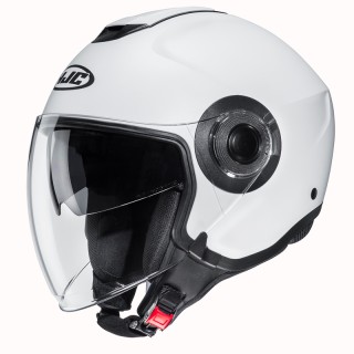 KASK MOTOCYKLOWY HJC I40N SOLID PEARL WHITE M