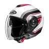 KASK MOTOCYKLOWY HJC I40N LINIA WHITE BLACK M