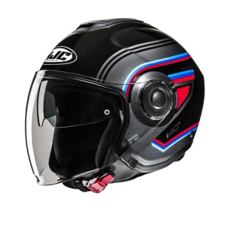 KASK MOTOCYKLOWY HJC I40N LINIA BLACK GREY S