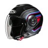 KASK MOTOCYKLOWY HJC I40N LINIA BLACK GREY S