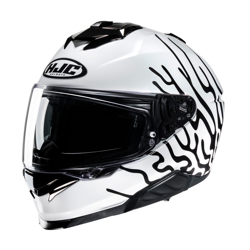 KASK MOTOCYKLOWY HJC I71 CELOS WHITE BLACK XS