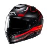 KASK MOTOCYKLOWY HJC I71 IORIX BLACK RED L