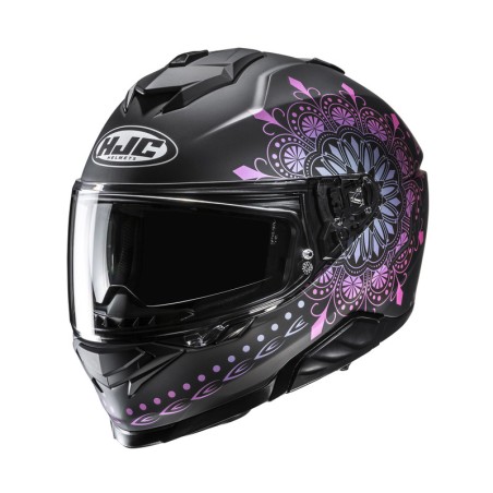 KASK MOTOCYKLOWY HJC I71 NIEL BLACK PINK XS