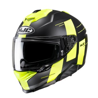 KASK MOTOCYKLOWY HJC I71 PEKA BLACK/YELLOW S
