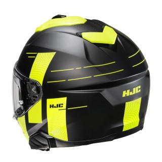 KASK MOTOCYKLOWY HJC I71 PEKA BLACK/YELLOW S