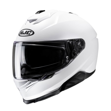 KASK MOTOCYKLOWY HJC I71 SEMI FLAT PEARL WHITE XS