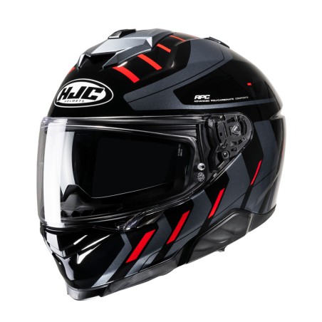 KASK MOTOCYKLOWY HJC I71 SIMO BLACK RED M