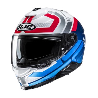 KASK MOTOCYKLOWY HJC I71 VIZ BLUE RED XS