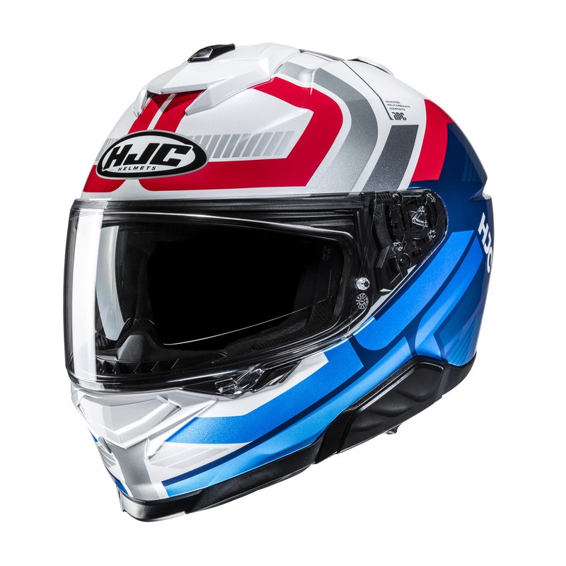 KASK MOTOCYKLOWY HJC I71 VIZ BLUE RED S