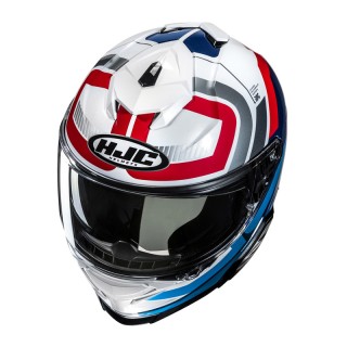 KASK MOTOCYKLOWY HJC I71 VIZ BLUE RED M