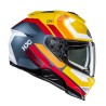 KASK MOTOCYKLOWY HJC I71 VIZ YELLOW RED S