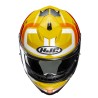 KASK MOTOCYKLOWY HJC I71 VIZ YELLOW RED XL