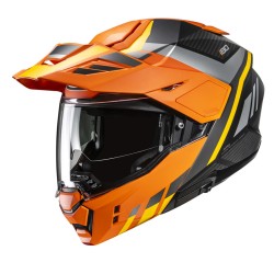 KASK MOTOCYKLOWY HJC I80 IMES GREY ORANGE S