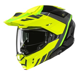 KASK MOTOCYKLOWY HJC I80 IMES YELLOW BLACK M