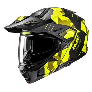 KASK MOTOCYKLOWY HJC I80 ROKI BLACK YELLOW L