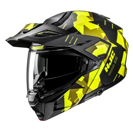 KASK MOTOCYKLOWY HJC I80 ROKI BLACK YELLOW L