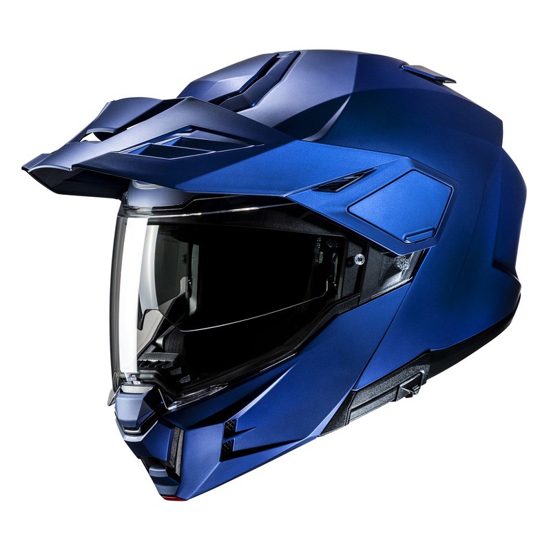 KASK MOTOCYKLOWY HJC I80 SOLID SEMI FLAT METALLIC BLUE S