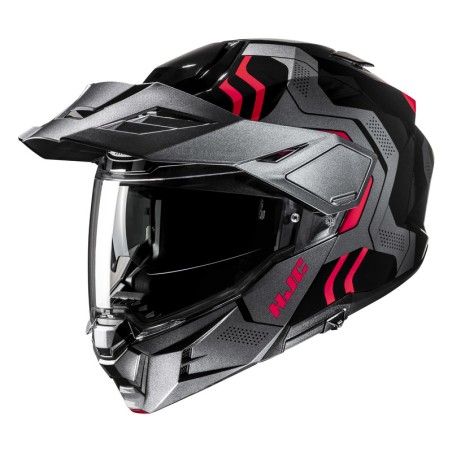 KASK MOTOCYKLOWY HJC I80 VELLY BLACK RED S