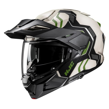 KASK MOTOCYKLOWY HJC I80 VELLY BLACK WHITE S