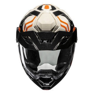 KASK MOTOCYKLOWY HJC I80 VELLY BLACK BEIGE S