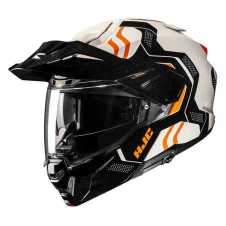 KASK MOTOCYKLOWY HJC I80 VELLY BLACK BEIGE XXL