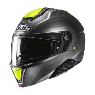 KASK MOTOCYKLOWY HJC I91 ARVEN GREY YELLOW L