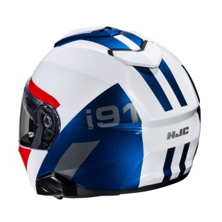 KASK MOTOCYKLOWY HJC I91 BINA WHITE BLUE XS