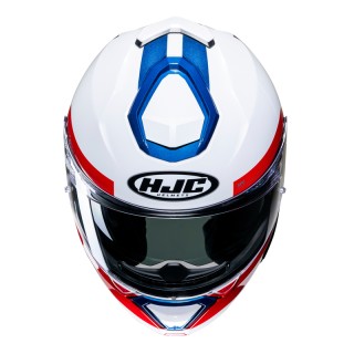 KASK MOTOCYKLOWY HJC I91 BINA WHITE BLUE XS