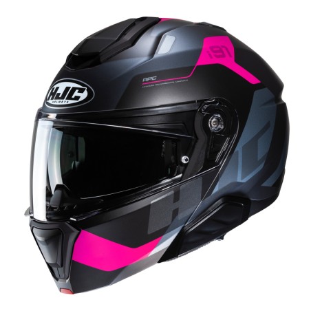 KASK MOTOCYKLOWY HJC I91 CARST BLACK PINK S