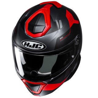 KASK MOTOCYKLOWY HJC I91 CARST BLACK RED M