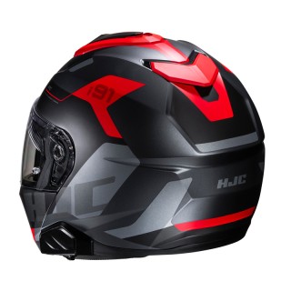 KASK MOTOCYKLOWY HJC I91 CARST BLACK RED XL