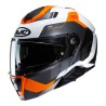KASK MOTOCYKLOWY HJC I91 CARST WHITE ORANGE M