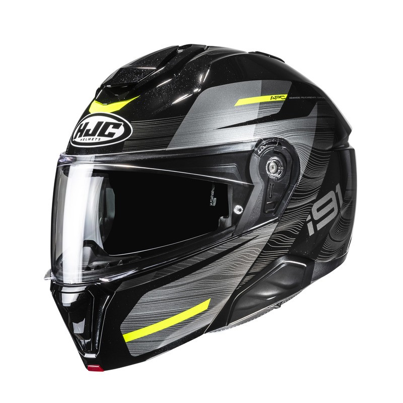 KASK MOTOCYKLOWY HJC I91 DUSK BLACK YELLOW M