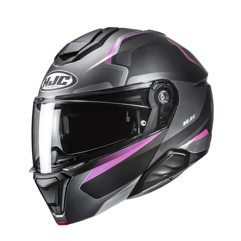 KASK MOTOCYKLOWY HJC I91 FELIO GREY PINK S