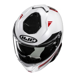 KASK MOTOCYKLOWY HJC I91 TRICUS WHITE RED XXL