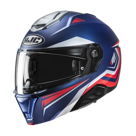 KASK MOTOCYKLOWY HJC I91 TRICUS BLUE RED L