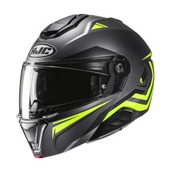 KASK MOTOCYKLOWY HJC I91 TRICUS BLACK YELLOW M