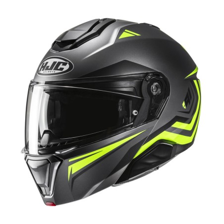 KASK MOTOCYKLOWY HJC I91 TRICUS BLACK YELLOW M