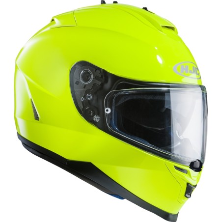 KASK MOTOCYKLOWY HJC IS-17 SOLID FLUO GREEN XXS