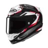 KASK MOTOCYKLOWY HJC RPHA12 BRELS BLACK WHITE XS