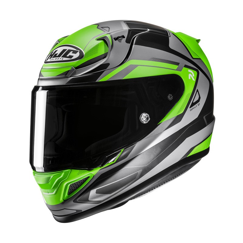KASK MOTOCYKLOWY HJC RPHA12 BRELS GREEN GREY L
