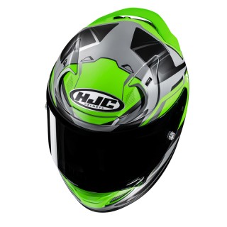 KASK MOTOCYKLOWY HJC RPHA12 BRELS GREEN GREY L